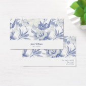 Tarjeta magnolias azules visitekaartje (Bureau)