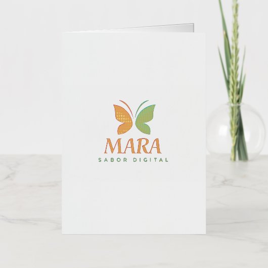 Tarjeta Mara Digital Folie Feestdagenkaart (Voorkant)