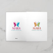 Tarjeta Mara Digital Folie Feestdagenkaart (Buiten Laag)