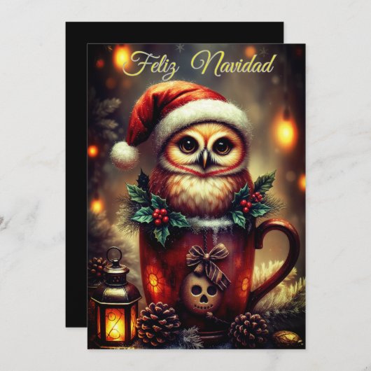 Tarjeta Navideña  Feestdagenkaart (Voorkant / Achterkant)