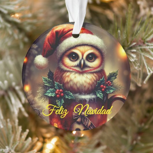 Tarjeta Navideña  Ornament (Boom)