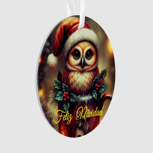 Tarjeta Navideña  Ornament (voorkant)