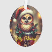 Tarjeta Navideña  Ornament (voorkant)