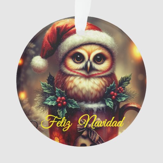 Tarjeta Navideña  Ornament (voorkant)