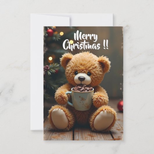 Tarjeta navideña Teddy #3 Bedankkaart (Voorkant)