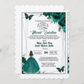 TARJETA PARA BODA O QUINCEAÑERA SAVE THE DATE (Voorkant / Achterkant)