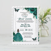 TARJETA PARA BODA O QUINCEAÑERA SAVE THE DATE (Staand voorkant)