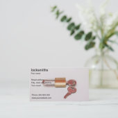 tarjeta para cerrajeros visitekaartje (Staand voorkant)