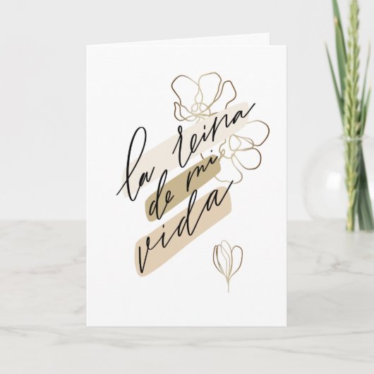 Tarjeta para Madre o para Abuela Español Card Kaart (Voorkant)