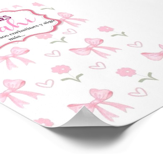 Tarjeta para moños poster (Hoek)