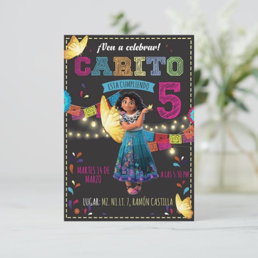 Tarjeta plana (Staand voorkant)