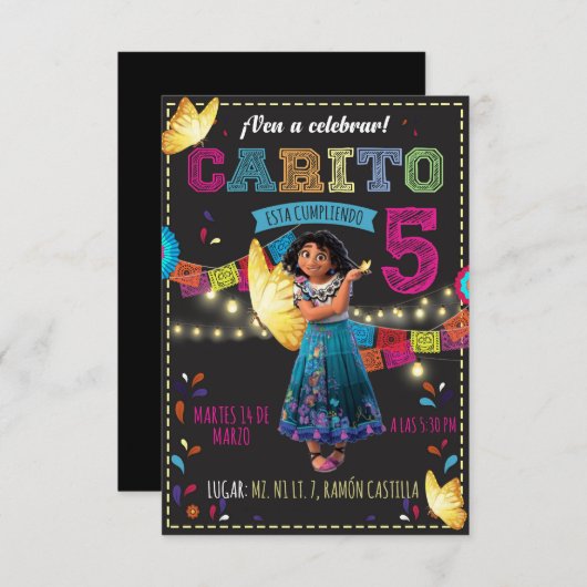 Tarjeta plana (Voorkant / Achterkant)