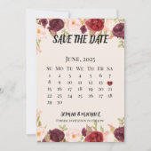 Tarjeta plana de reserva la fecha save the date (Voorkant)