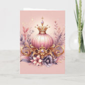 Tarjeta Plegada Princess (Achterkant)