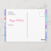 Tarjeta-post - Happy Birthday! -Personaliseer Briefkaart (Achterkant)