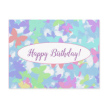 Tarjeta-post - Happy Birthday! -Personaliseer