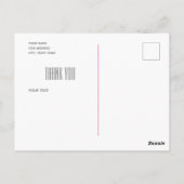 Tarjeta-post - Hartelijk dank - Aangepast Briefkaart (Achterkant)