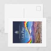 Tarjeta Posta La Paz al mundo Feestdagenkaart (Voorkant / Achterkant)