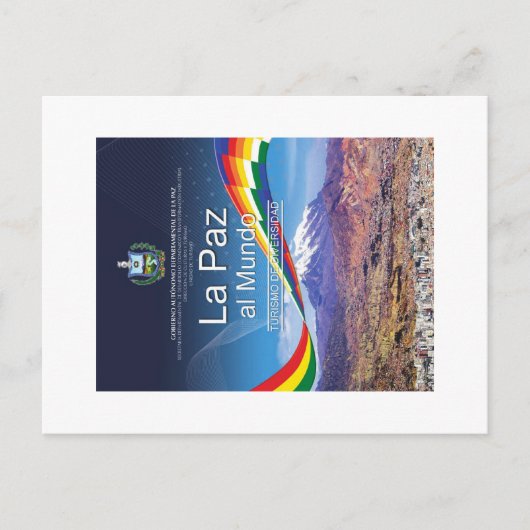 Tarjeta Posta La Paz al mundo Feestdagenkaart (Voorkant)