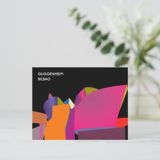 Tarjeta postal con motivos de arquitectura briefkaart (Staand voorkant)