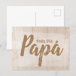 Tarjeta postal - Feliz Día Papá 02 Briefkaart