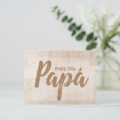 Tarjeta postal - Feliz Día Papá 02 Briefkaart (Staand voorkant)