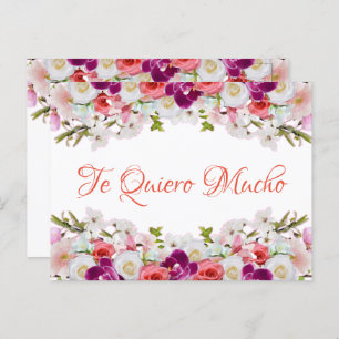 Tarjeta postal Floral -  Briefkaart