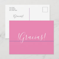 Tarjeta Postal - ¡Gracias! -Custom