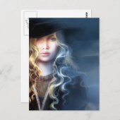 Tarjeta postal ilustración "Fugitiva" Sonia Verdú Briefkaart (Voorkant / Achterkant)