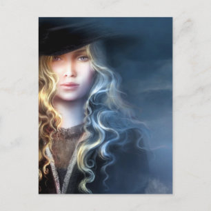 Tarjeta postal ilustración "Fugitiva" Sonia Verdú Briefkaart