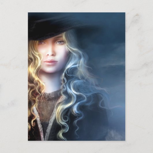 Tarjeta postal ilustración "Fugitiva" Sonia Verdú Briefkaart (Voorkant)