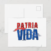 Tarjeta postal Patria y vida Briefkaart (Voorkant / Achterkant)