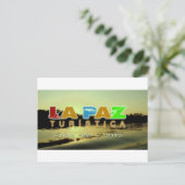 Tarjeta postbus La Paz turistica Briefkaart (Staand voorkant)