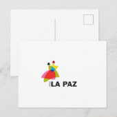 Tarjeta postcode Vive La Paz Briefkaart (Voorkant / Achterkant)