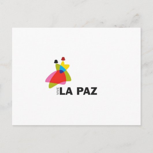 Tarjeta postcode Vive La Paz Briefkaart (Voorkant)