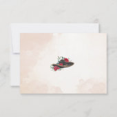 Tarjeta RSVP Mariachi Charra Waterverf card Bedankkaart (Achterkant)