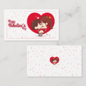 Tarjeta San Valentín  Visitekaartje (Voorkant / Achterkant)