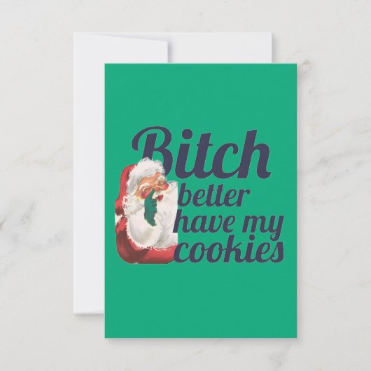 tarjeta santa bedankkaart (Voorkant)