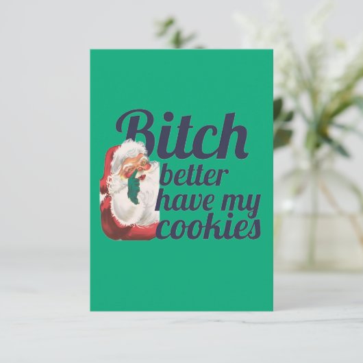 tarjeta santa bedankkaart (Staand voorkant)