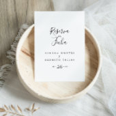 Tarjeta Sencilla de Reserva la fecha Briefkaart