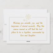 Tarjeta "Together is the B Feestdagenkaart (Achterkant)