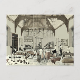Tarjeta Victorian Gym Briefkaart