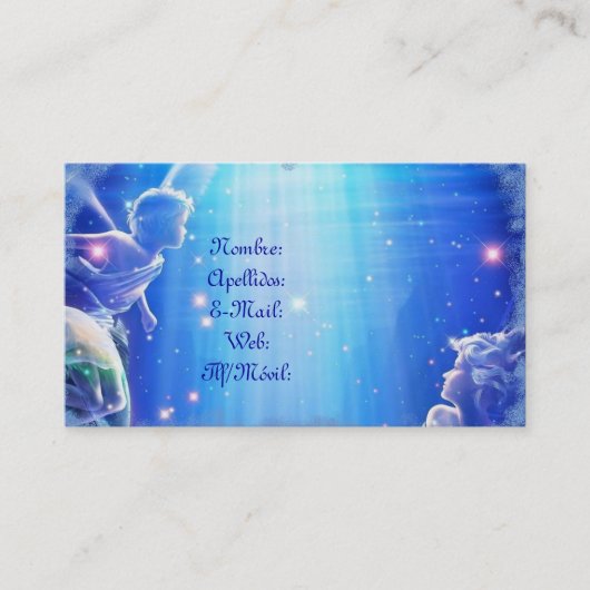 Tarjeta Visita Angeles Visitekaartje (Voorkant)