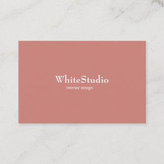 Tarjeta visita White Terra Cotta Business Card Visitekaartje