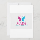 Tarjetas de Felicitación MARA – Sabor Digital Kaart (Achterkant)