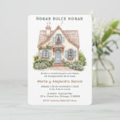 Tarjetas de Invitación Para Inauguración Casa Kaart (Staand voorkant)