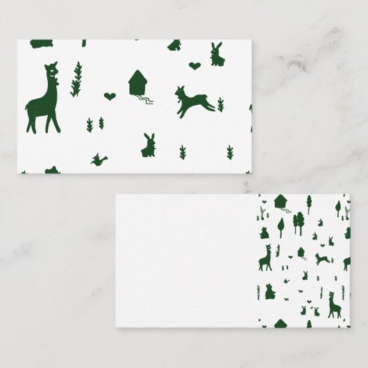 Tarjetas de invitación visitekaartje (Voorkant / Achterkant)