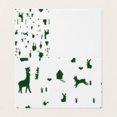 Tarjetas de invitación  visitekaartje (Buitenkant ongevouwen)