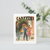 Tarjetas de invitaciones  Cuba Carteles Briefkaart (Staand voorkant)