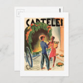 Tarjetas de invitaciones  Cuba Carteles Briefkaart (Voorkant / Achterkant)